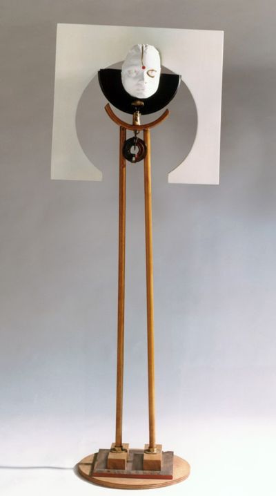 Awareness. Free standing sculpture. One of the main 8 sculptures from the Inner Circle belonging to the installation entitled, A Gathering. Fine Art by Sorí. Image copyright 2013 by Susana Sori