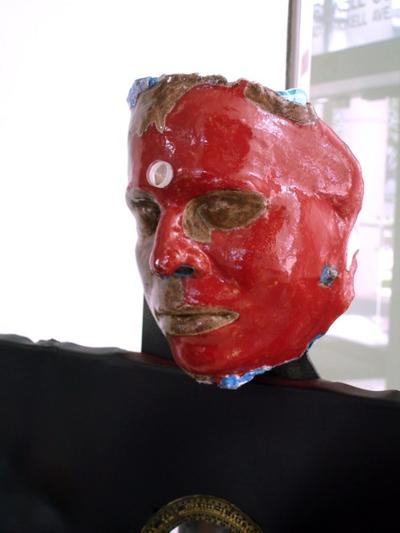 Close up of: I am Your Shadow Nature. Free Standing Sculpture, part of a sculptural installation of 28 figures entitled, A Gathering. Fine Art by Sorí. Image copyright 2013 by Susana Sori 