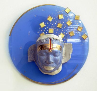 Infinite Being, wall relief, front view. Fine Art by Susana Sorí