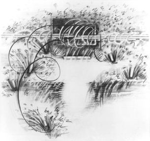 Universal Rhythm Series, Drawing One. Large mural size graphite on Arches hot-pressed paper. Fine Art by Sor�. Image copyright 2013 by Susana Sori